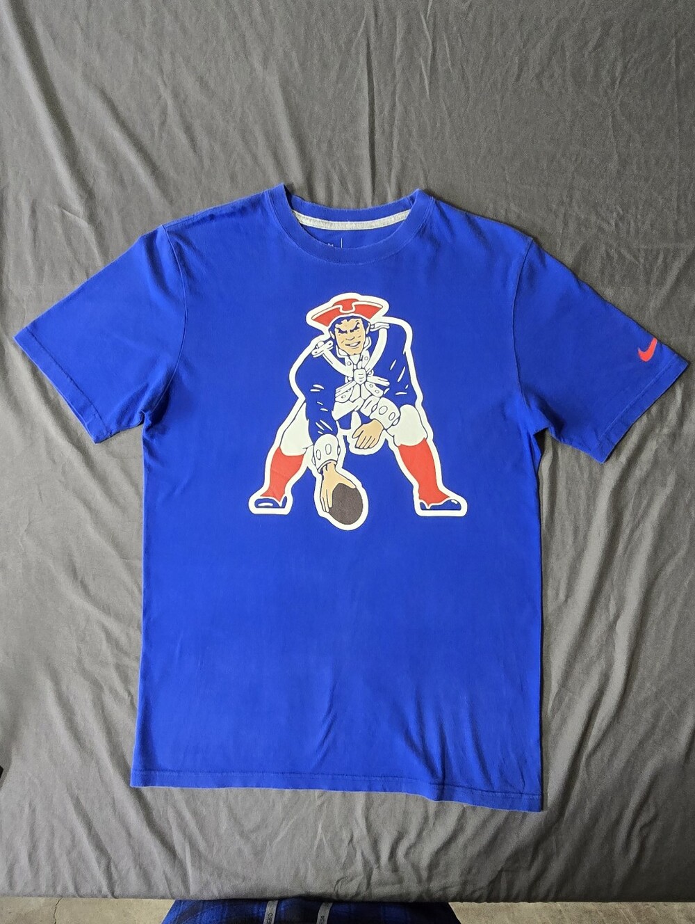 Nike NFL New England Patriots Blue Casual Everyday Graphic T-Shirt